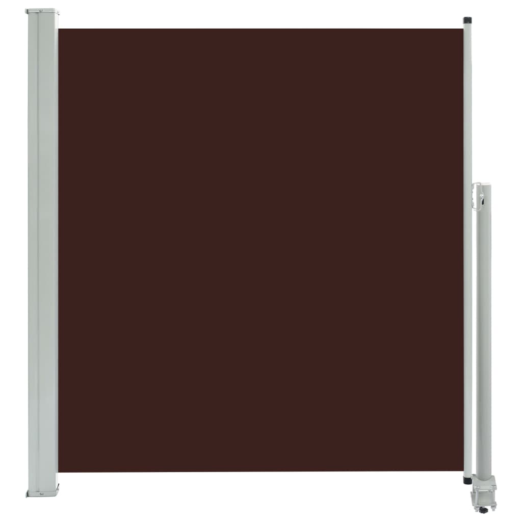 Tuinscherm Uittrekbaar 140X300 Cm Bruin