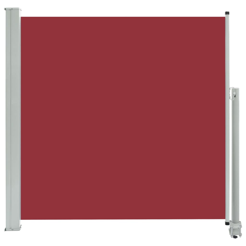 Tuinscherm Uittrekbaar 160X300 Cm Rood