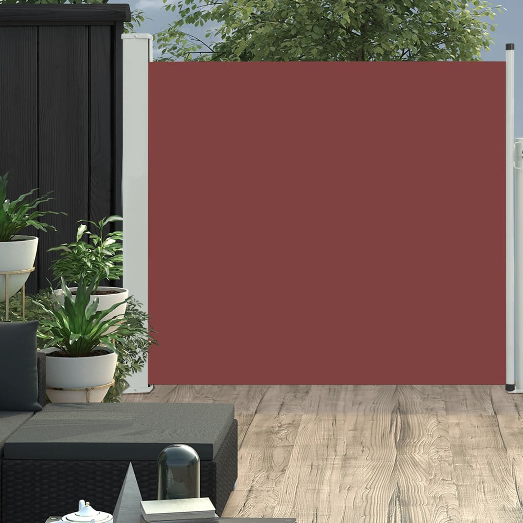 Tuinscherm Uittrekbaar 170X300 Cm Bruin
