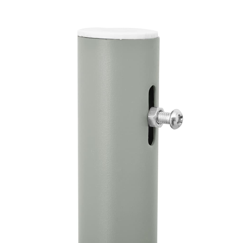 Tuinscherm Uittrekbaar 100X500 Cm Zwart