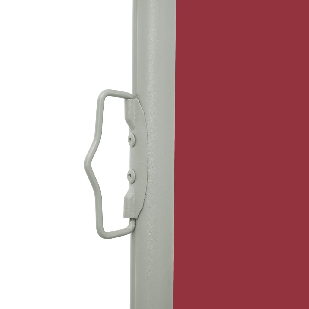 Tuinscherm Uittrekbaar 100X500 Cm Rood