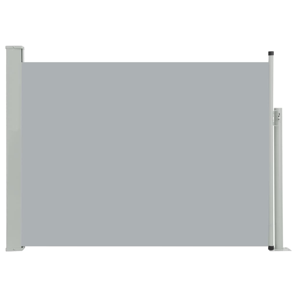Tuinscherm Uittrekbaar 100X500 Cm Grijs