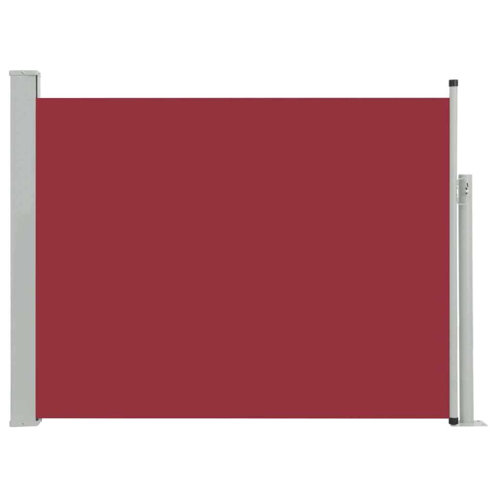 Tuinscherm Uittrekbaar 140X500 Cm Rood