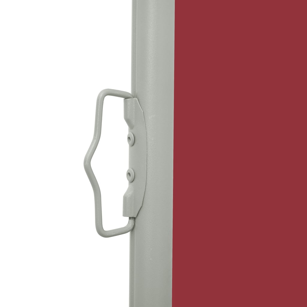 Tuinscherm Uittrekbaar 140X500 Cm Rood