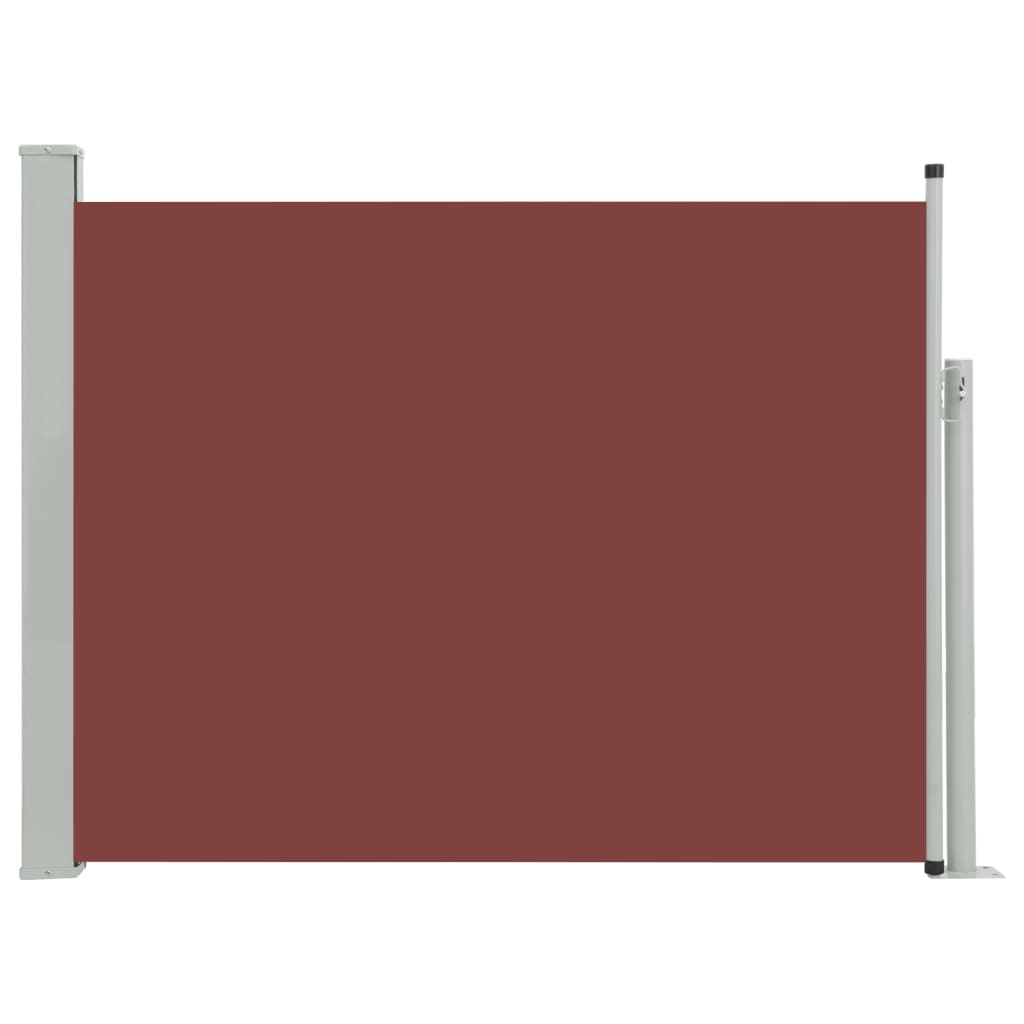 Tuinscherm Uittrekbaar 140X500 Cm Bruin