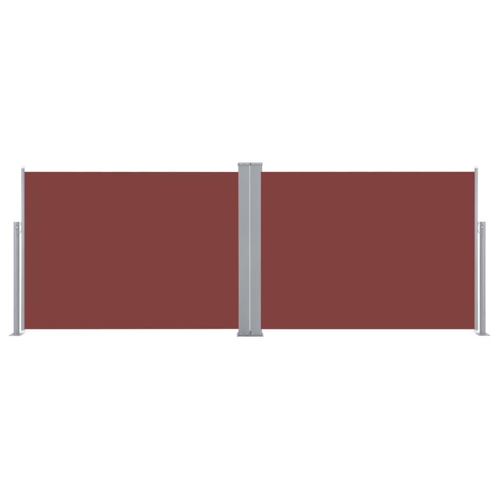 Windscherm Uittrekbaar 120X1000 Cm Bruin