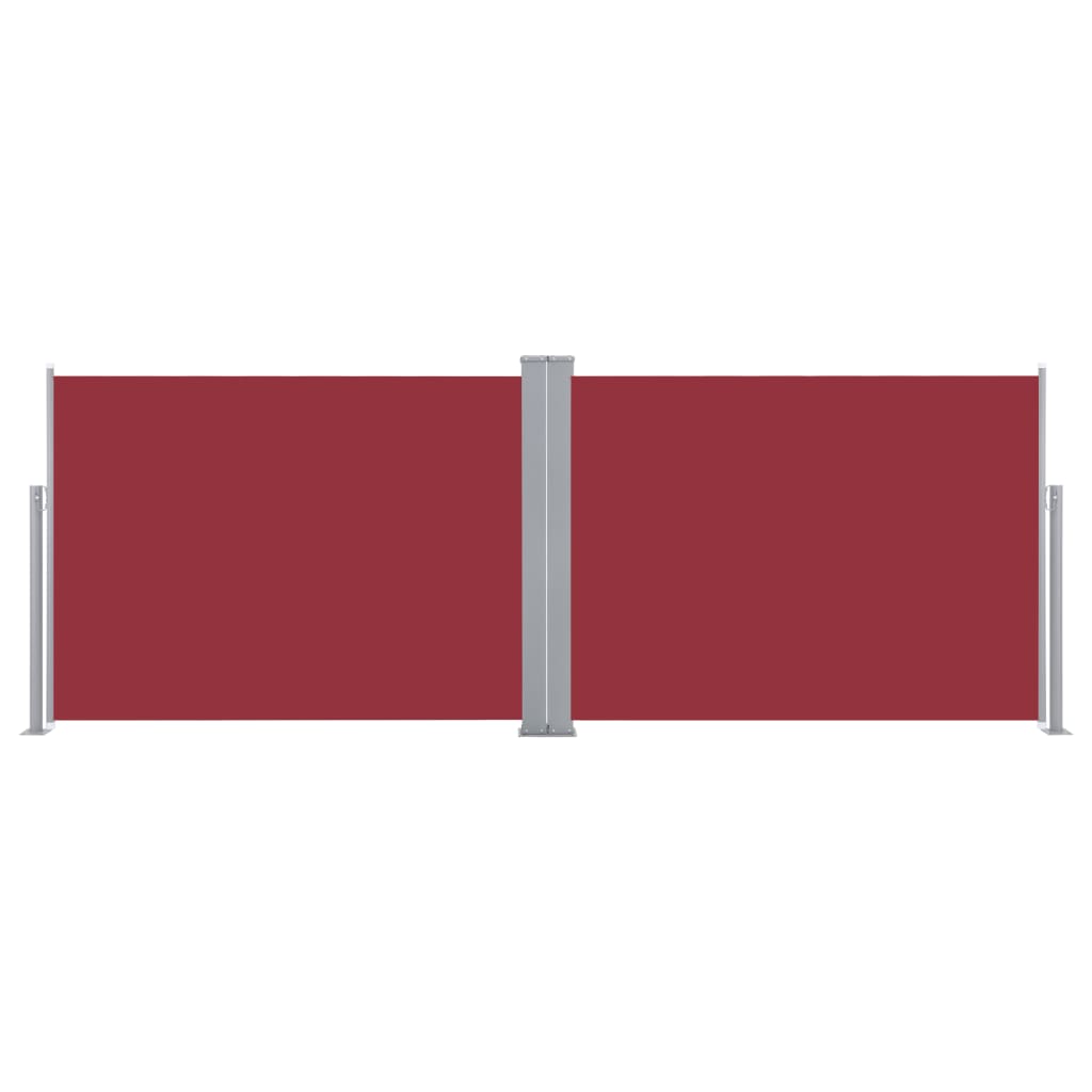 Windscherm Uittrekbaar 120X1000 Cm Rood