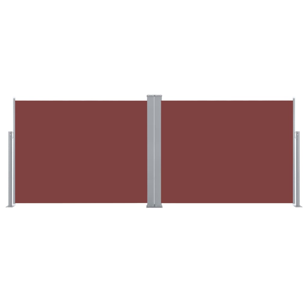 Windscherm Uittrekbaar 140X1000 Cm Bruin
