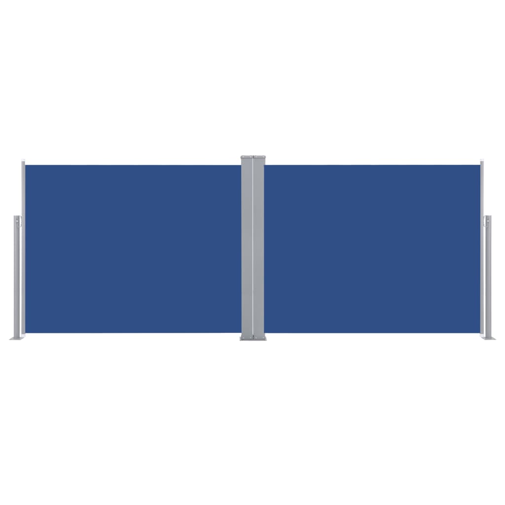 Windscherm Uittrekbaar 140X1000 Cm Blauw