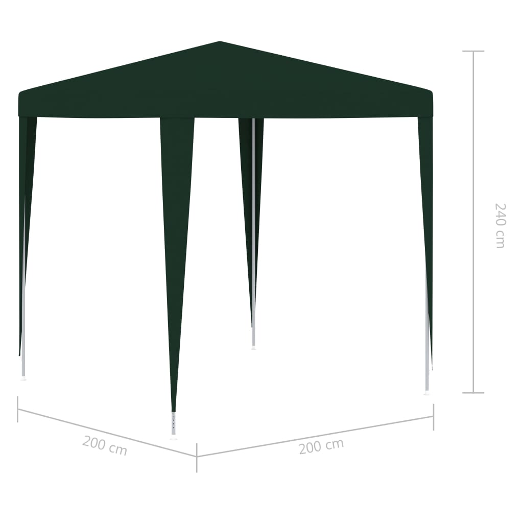Partytent Professioneel 2X2 M Groen