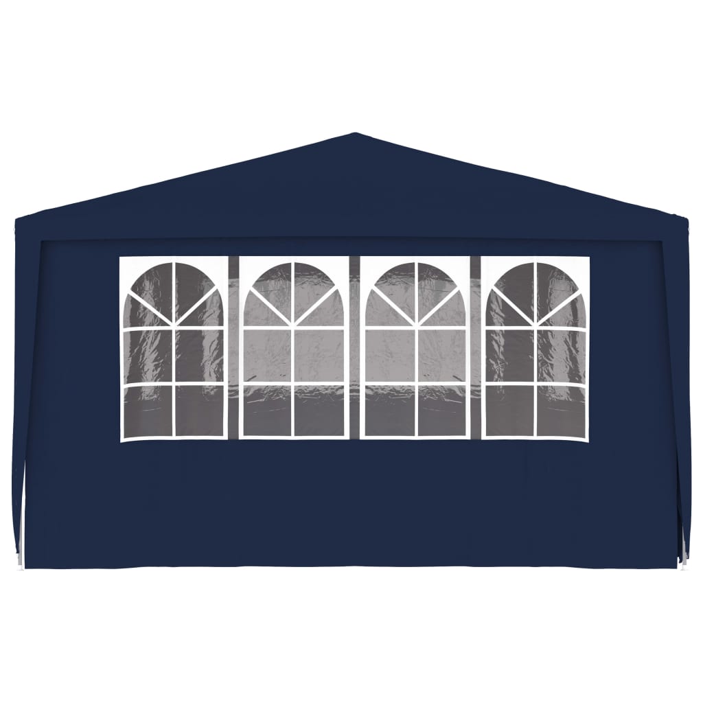 Partytent Met Zijwanden Professioneel 90 G/M² 4X6 M Blauw