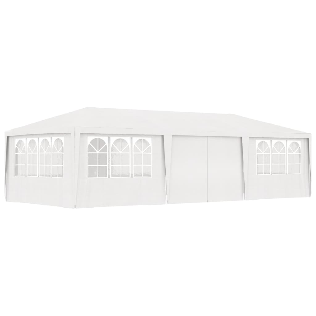 Partytent Met Zijwanden Professioneel 90 G/M² 4X9 M Wit