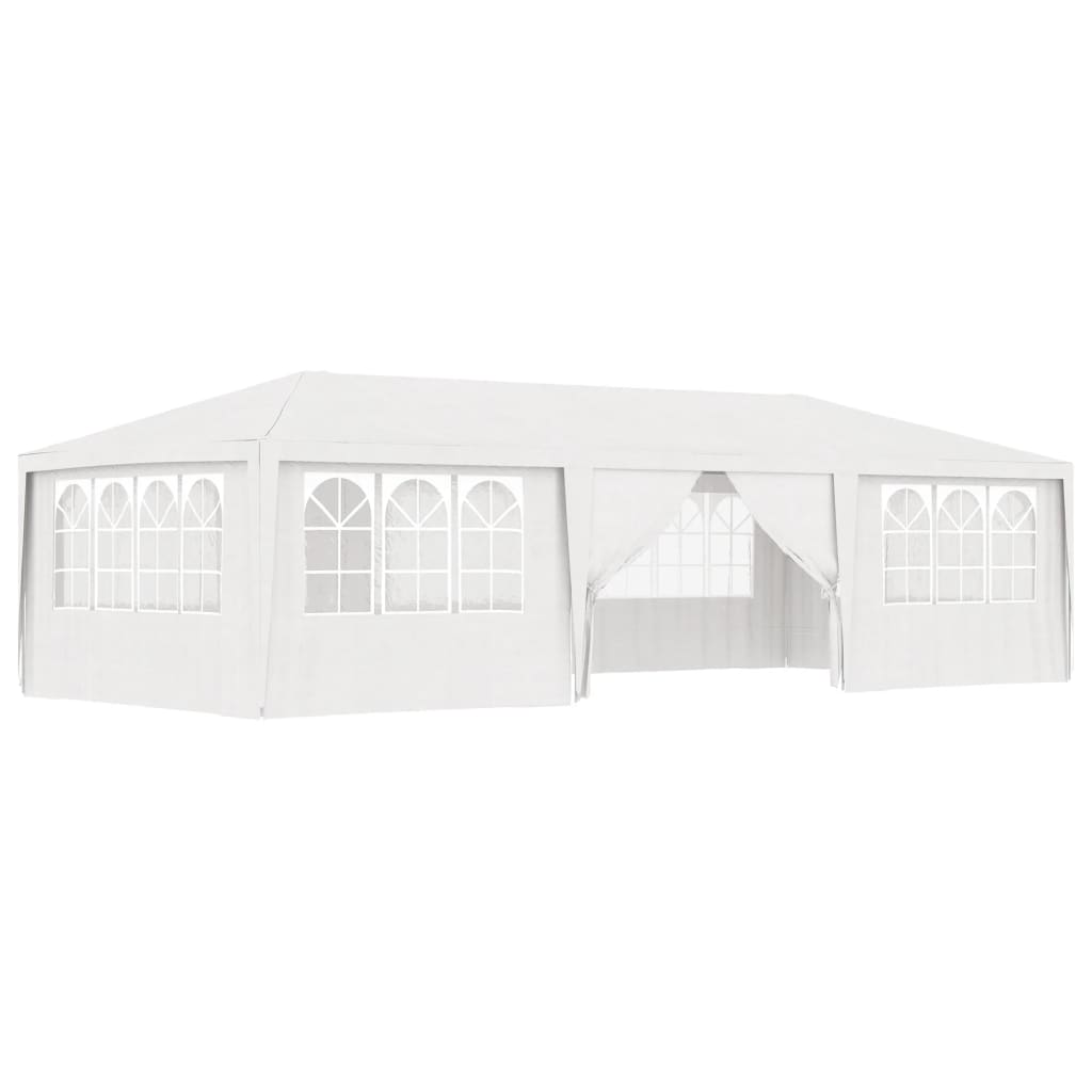 Partytent Met Zijwanden Professioneel 90 G/M² 4X9 M Wit