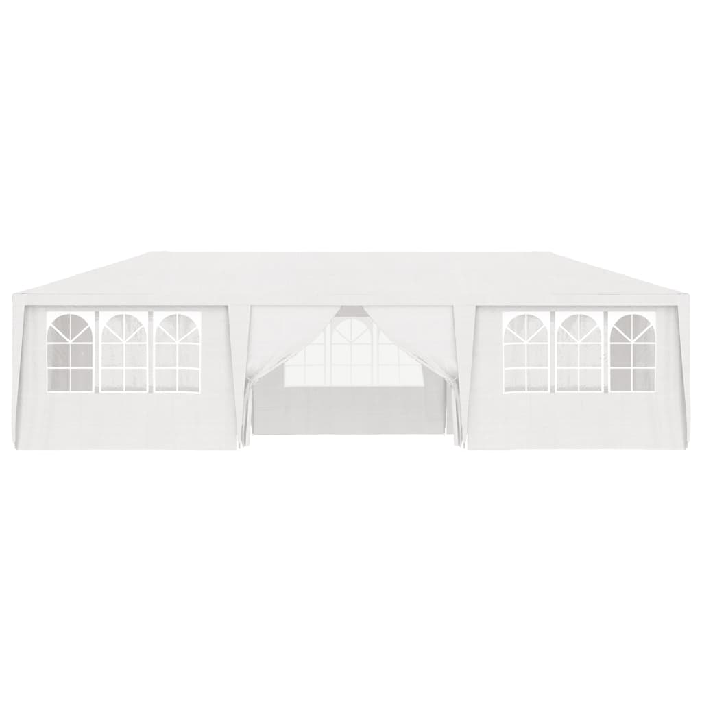 Partytent Met Zijwanden Professioneel 90 G/M² 4X9 M Wit