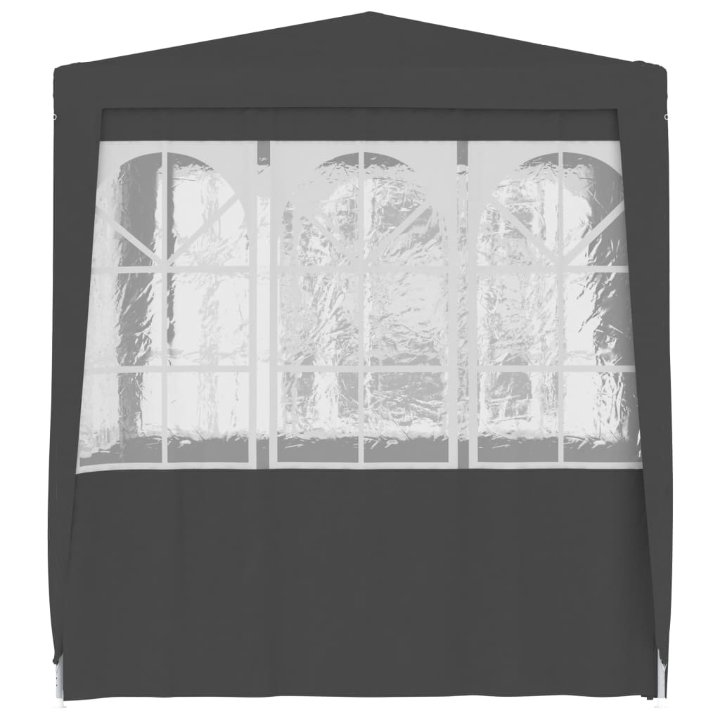 Partytent Met Wanden Professioneel 90 G/M² 2,5X2,5 M Antraciet