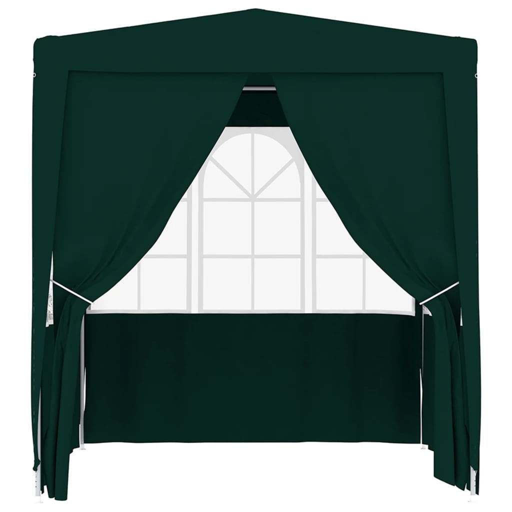 Partytent Met Zijwanden Professioneel 90 G/M² 2,5X2,5 M Groen