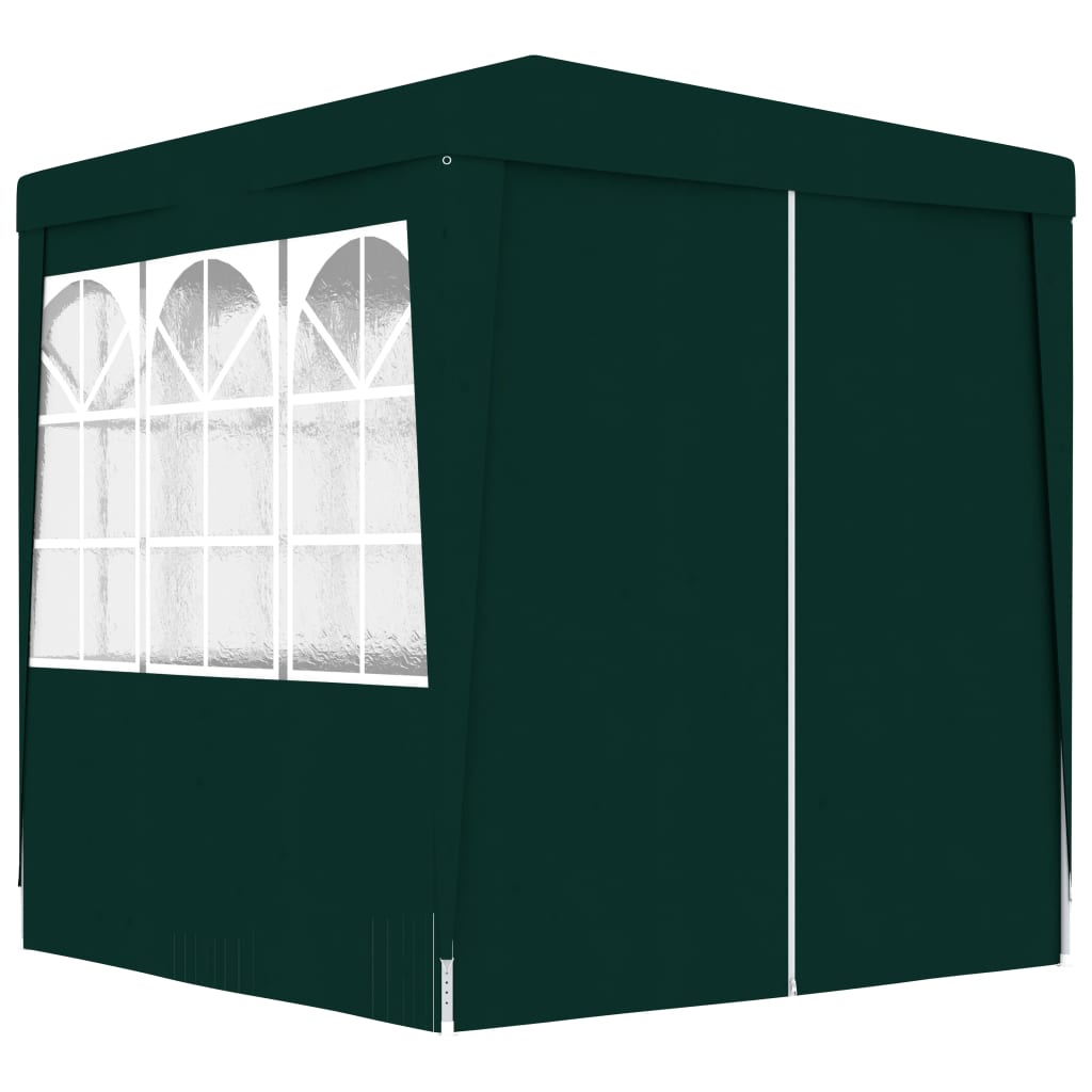 Partytent Met Zijwanden Professioneel 90 G/M² 2,5X2,5 M Groen