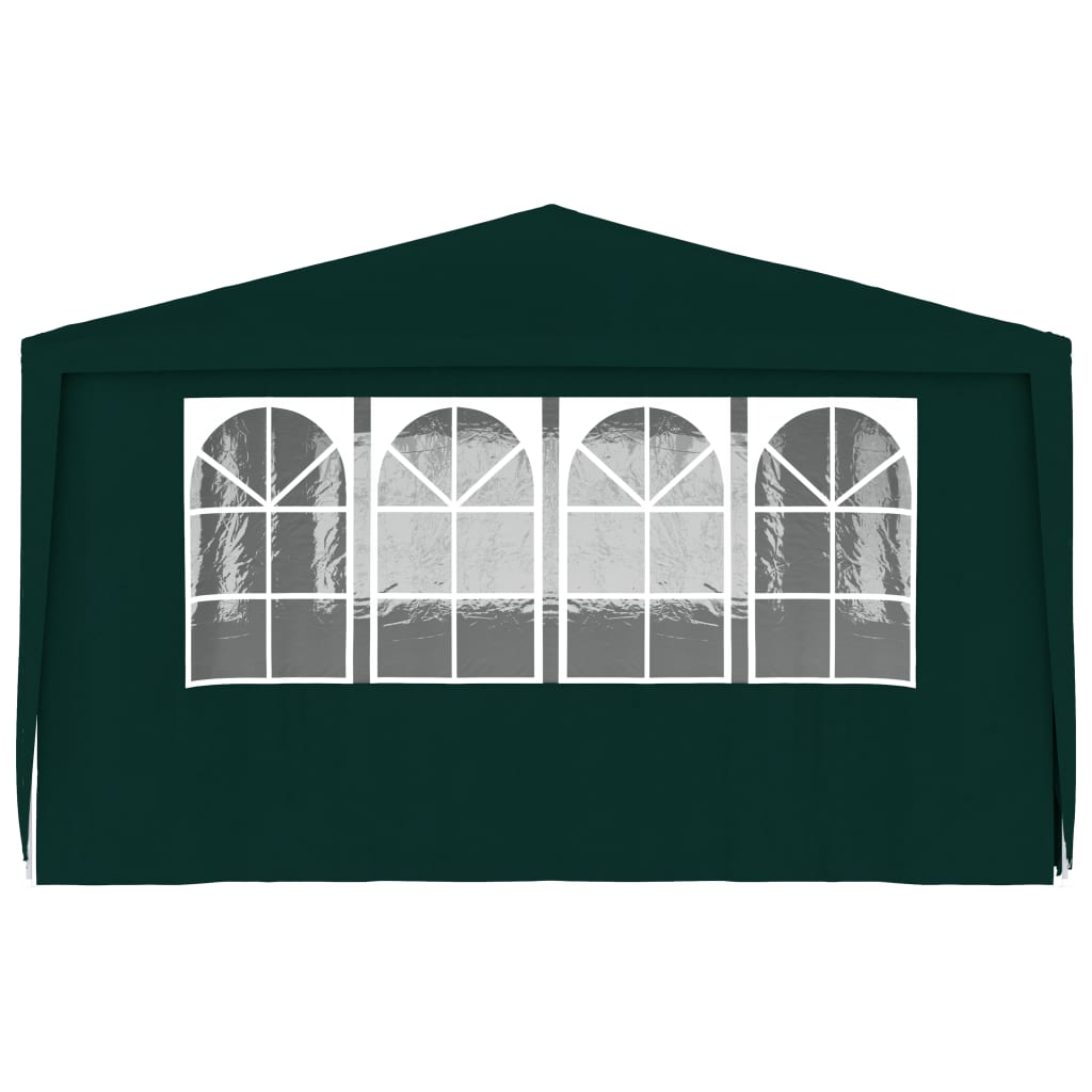 Partytent Met Zijwanden Professioneel 90 G/M² 4X6 M Groen