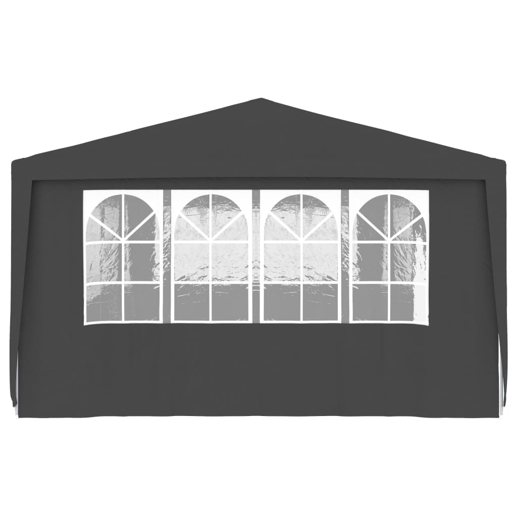 Partytent Met Zijwanden Professioneel 90 G/M² 4X9 M Antraciet