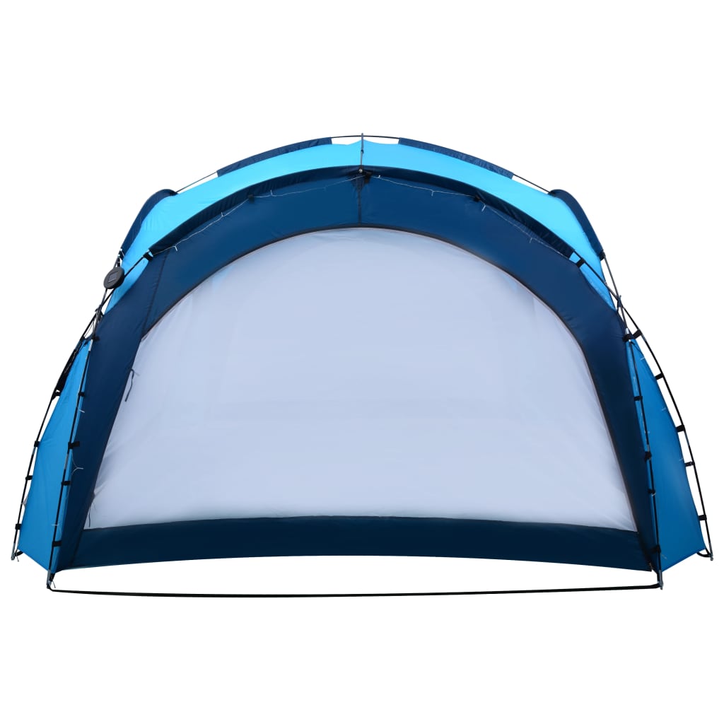 Partytent Met Led En 4 Zijwanden 3,6X3,6X2,3 M Blauw