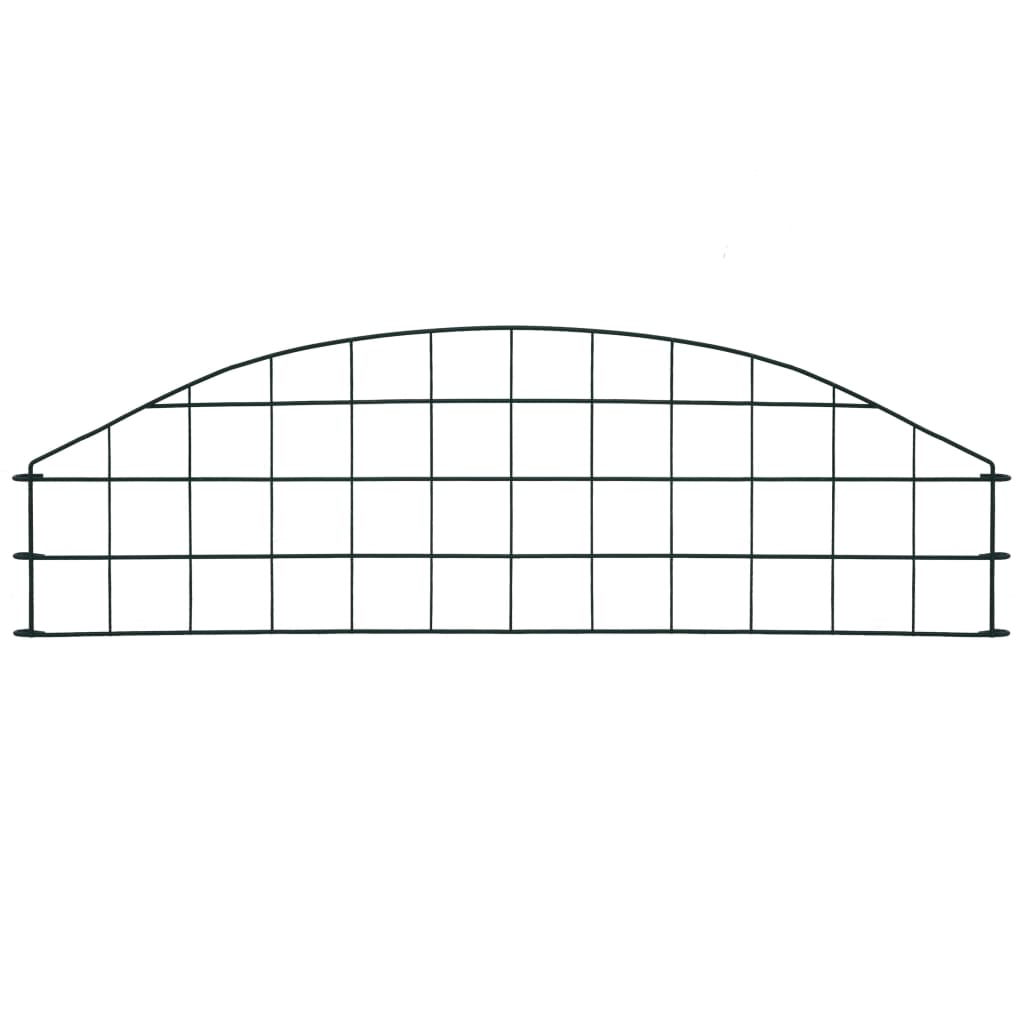 Vijverhekset Gebogen 77,3X26 Cm Groen