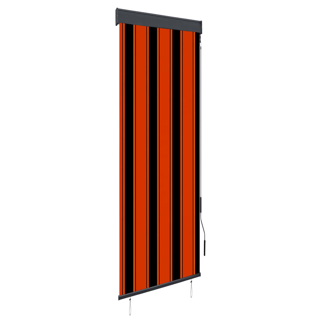 Rolgordijn Voor Buiten 60X250 Cm Oranje En Bruin