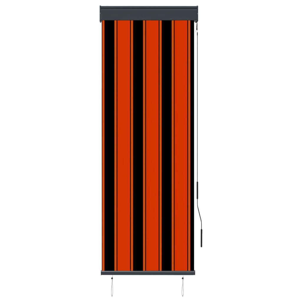 Rolgordijn Voor Buiten 60X250 Cm Oranje En Bruin