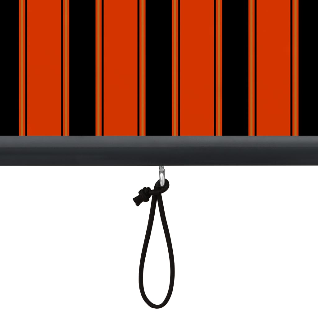 Rolgordijn Voor Buiten 60X250 Cm Oranje En Bruin