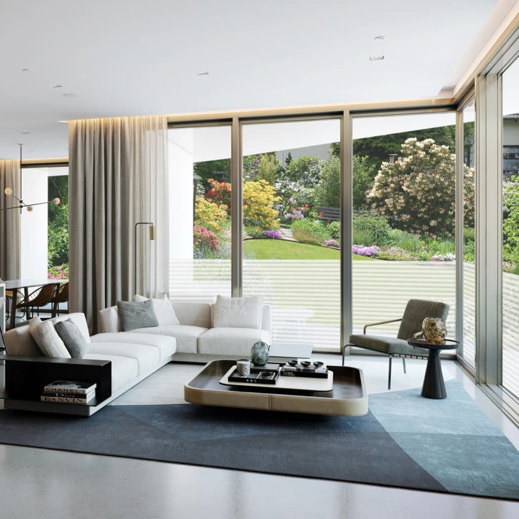 Privacyfolie Zelfklevend Matte Strepen 0,9X50 M