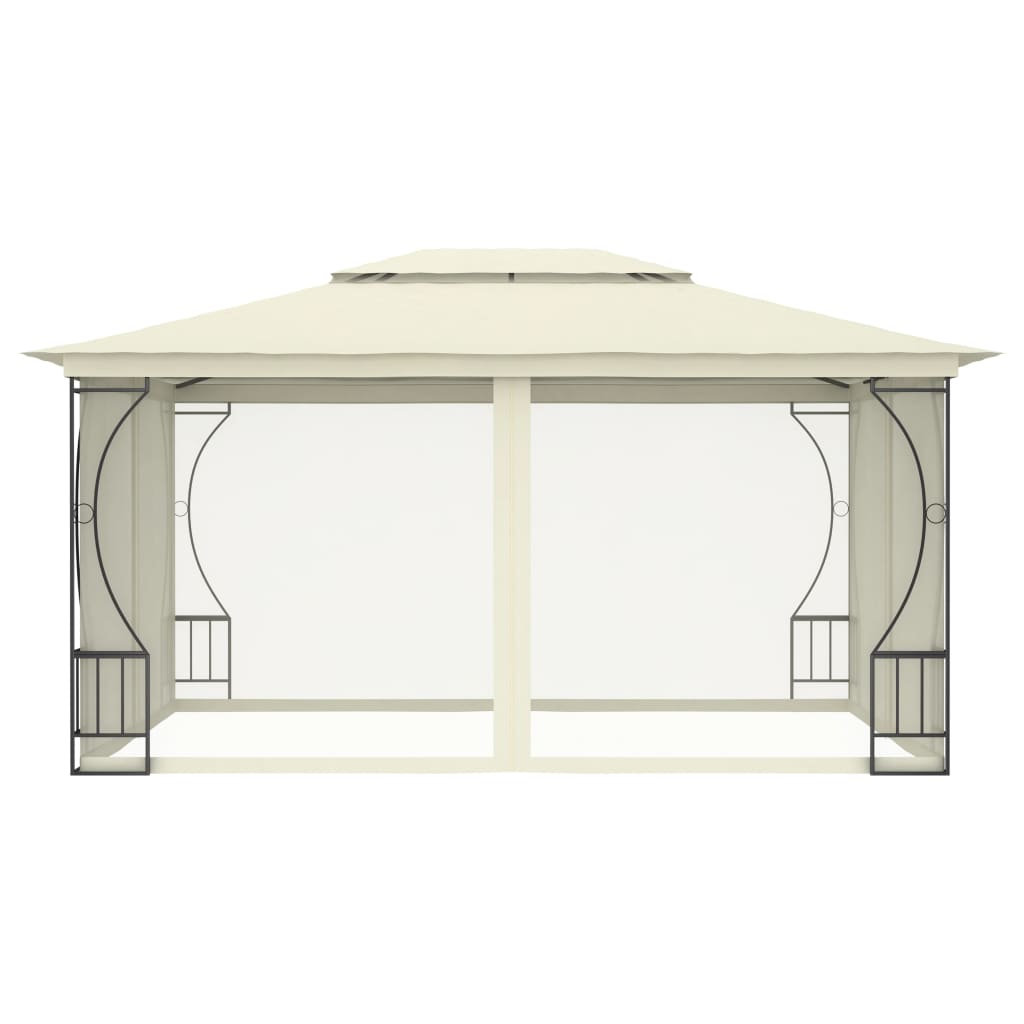 Prieel Met Netten 300X400X265 Cm Crèmekleurig