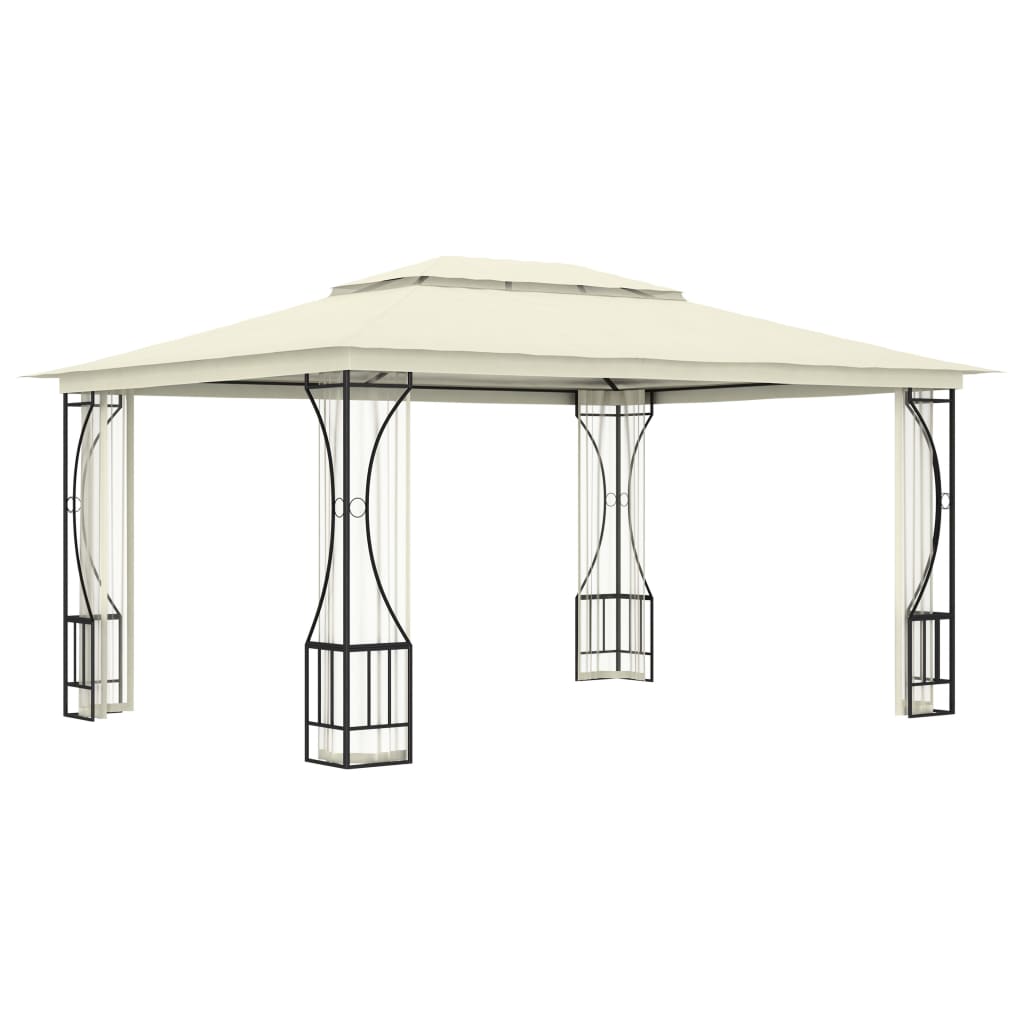 Prieel Met Netten 300X400X265 Cm Crèmekleurig