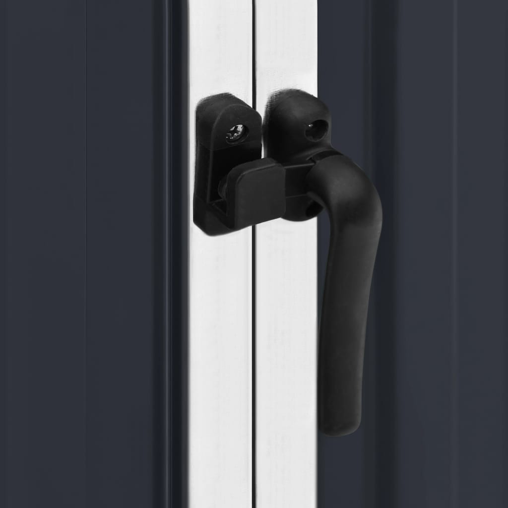 Tuinschuur 195X198X159 Cm Gegalvaniseerd Staal Antraciet