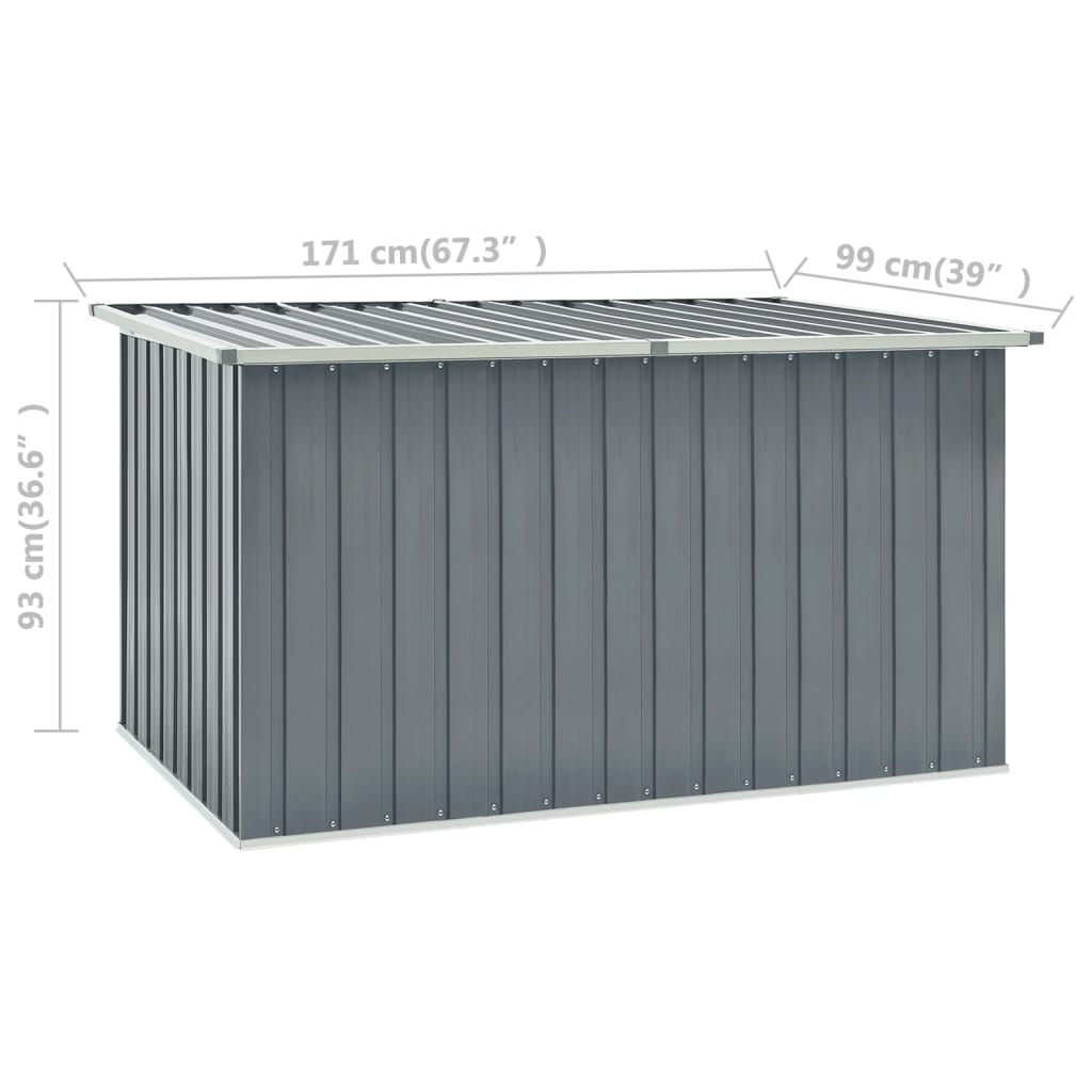 Gartenbox 171X99X93 cm Grau