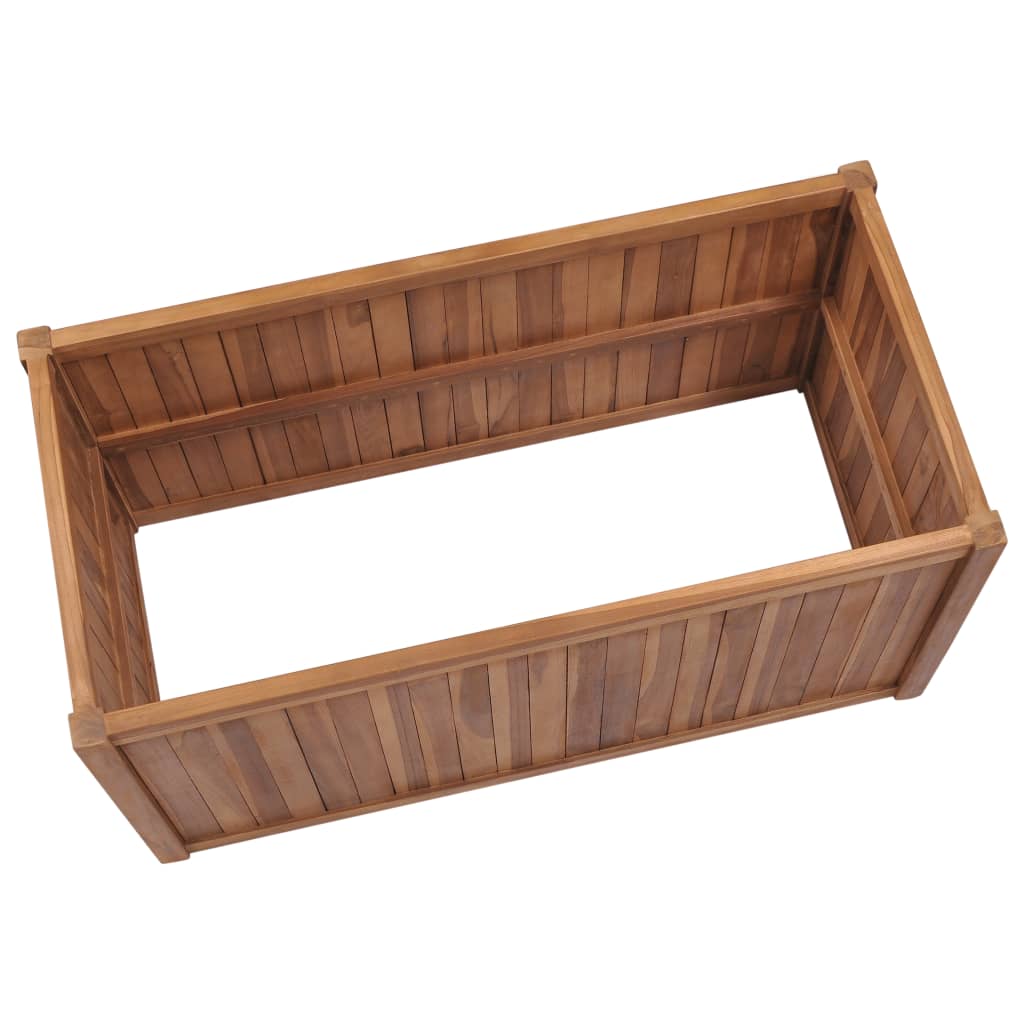 Plantenbak Verhoogd 100X50X70 Cm Massief Teakhout