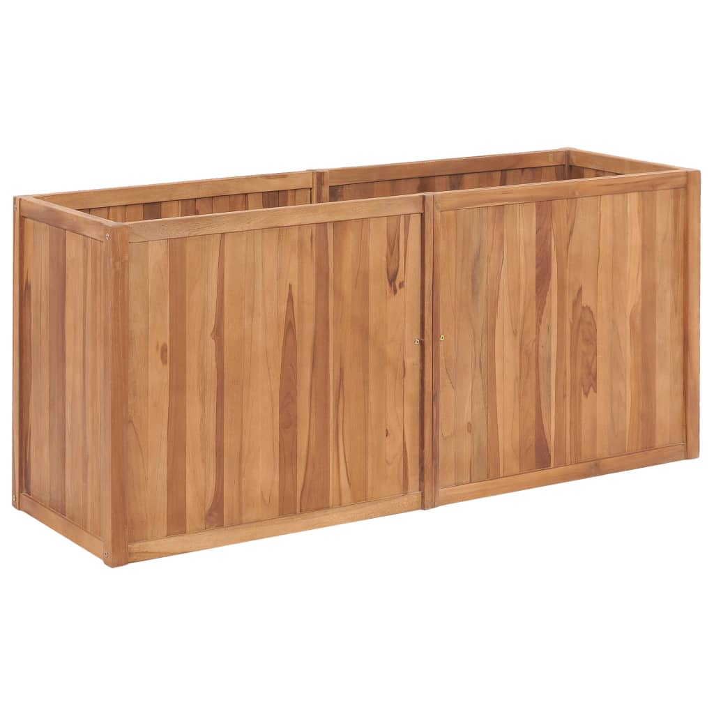Plantenbak Verhoogd 150X50X70 Cm Massief Teakhout