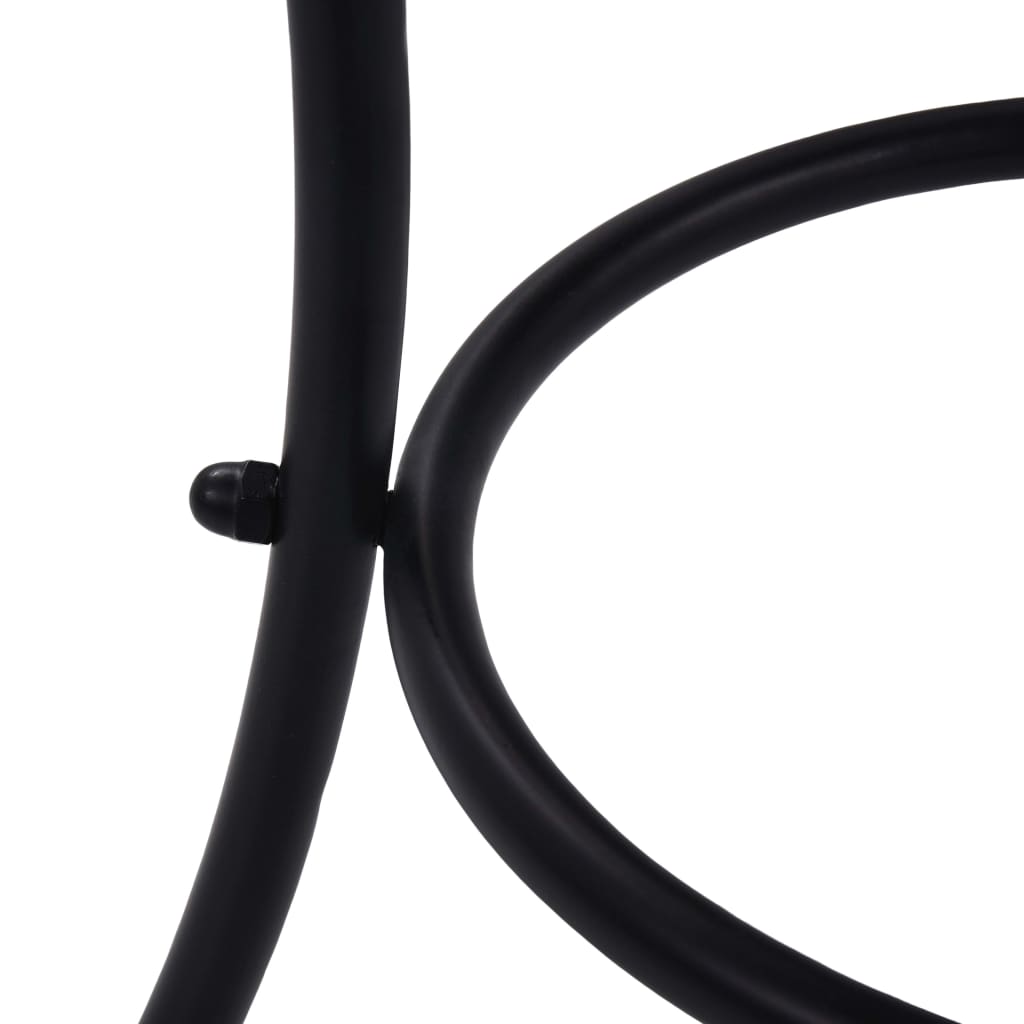 3-teiliges Bistro-Set, Mosaik-Keramikfliesen, Blau und Weiß