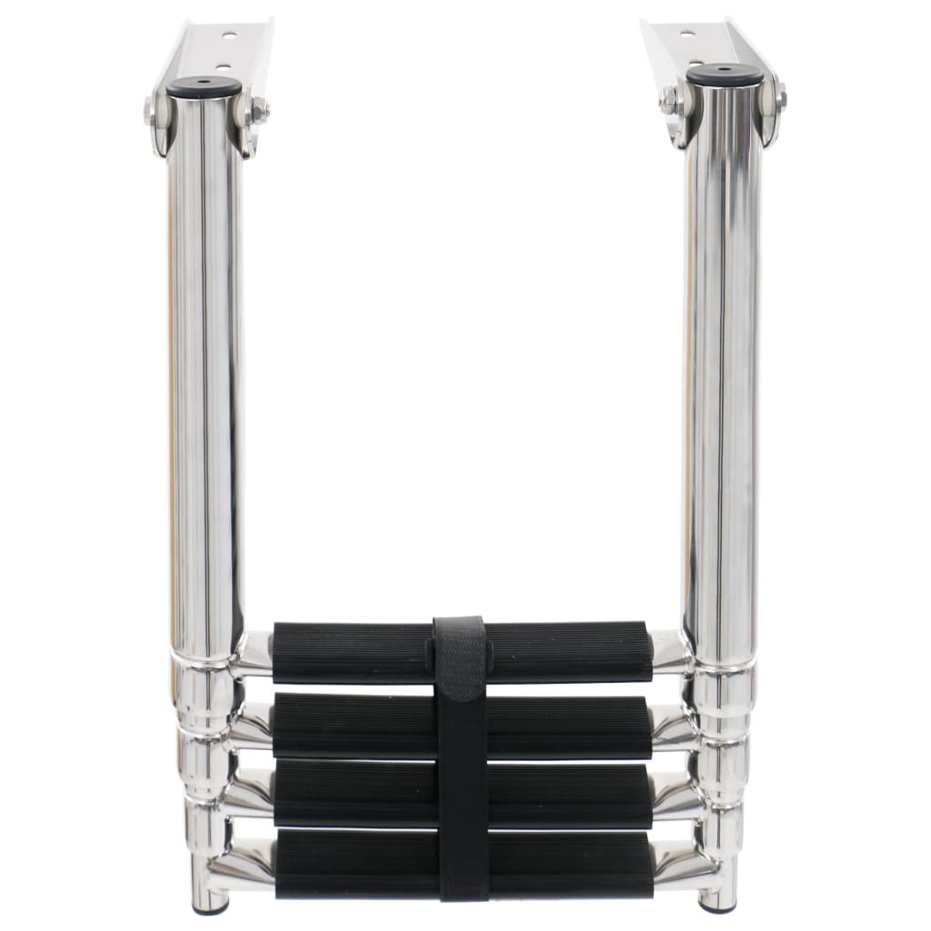 Brettleiter klappbar mit 4 Sprossen aus Edelstahl