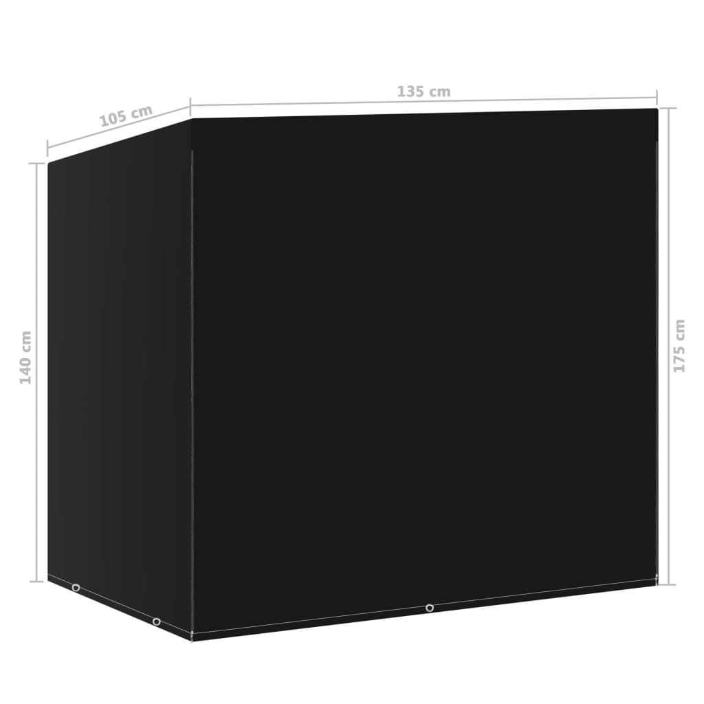 Schommelbankhoes Met 6 Oogjes 135X105X175 Cm
