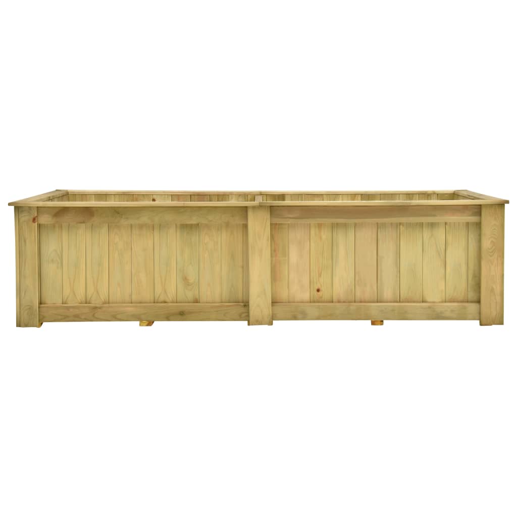 Plantenbak Verhoogd 196X100X50 Cm Geïmpregneerd Grenenhout