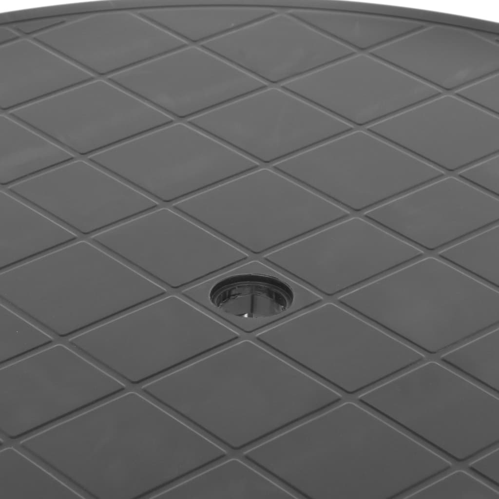 Tuintafel 89 Cm Kunststof Antraciet