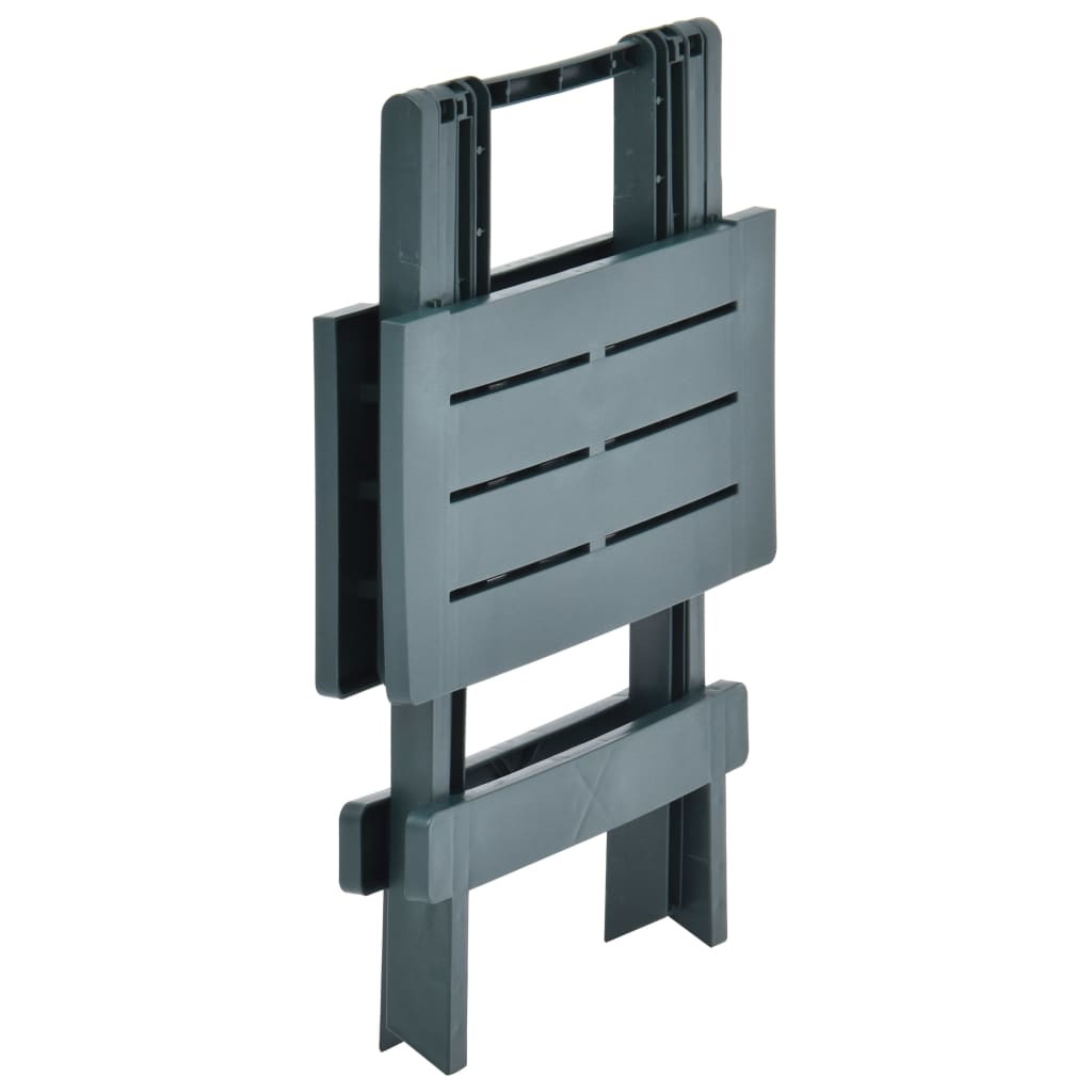 Tuintafel Inklapbaar 45X43X50 Cm Kunststof Groen