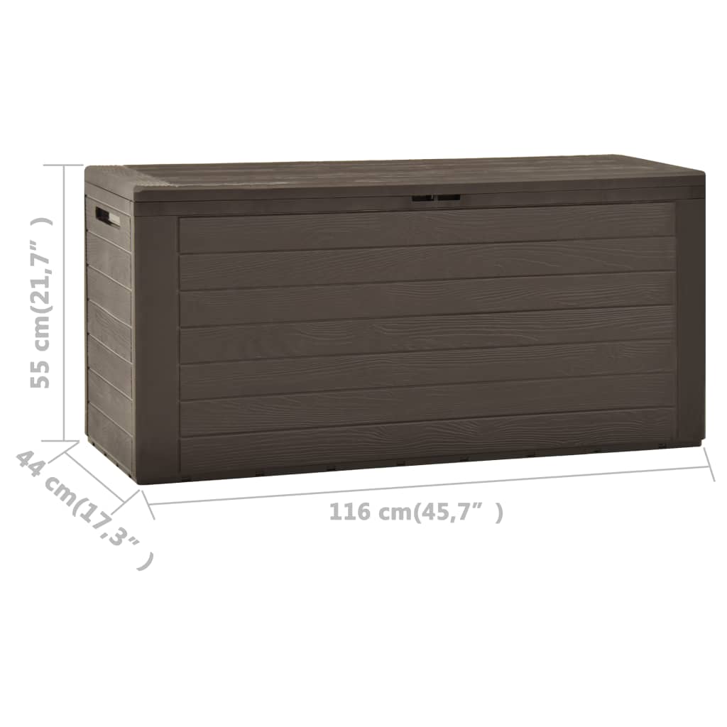 Tuinbox 116X44X55 Cm Bruin