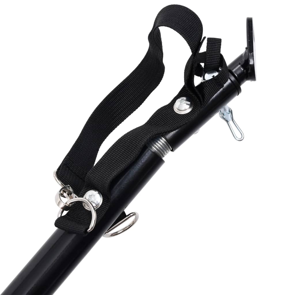 Huisdierenfietskar 2-In-1 Aanhanger Loopwagen Blauw En Zwart