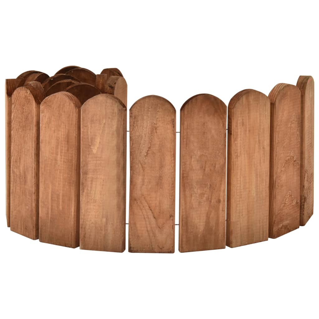 Rasenkanten 2 St 120 cm imprägniertes Kiefernholz