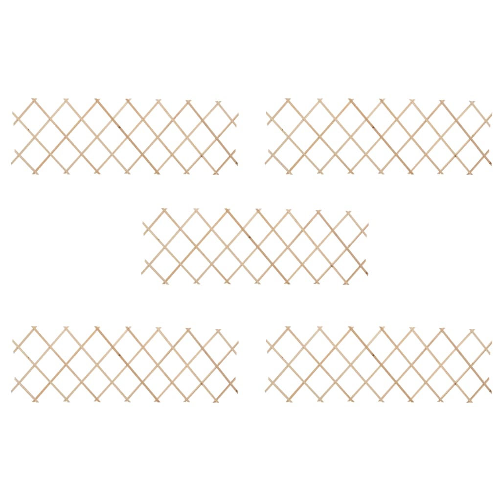 Tuinlatwerken 5 St 180X60 Cm Vurenhout