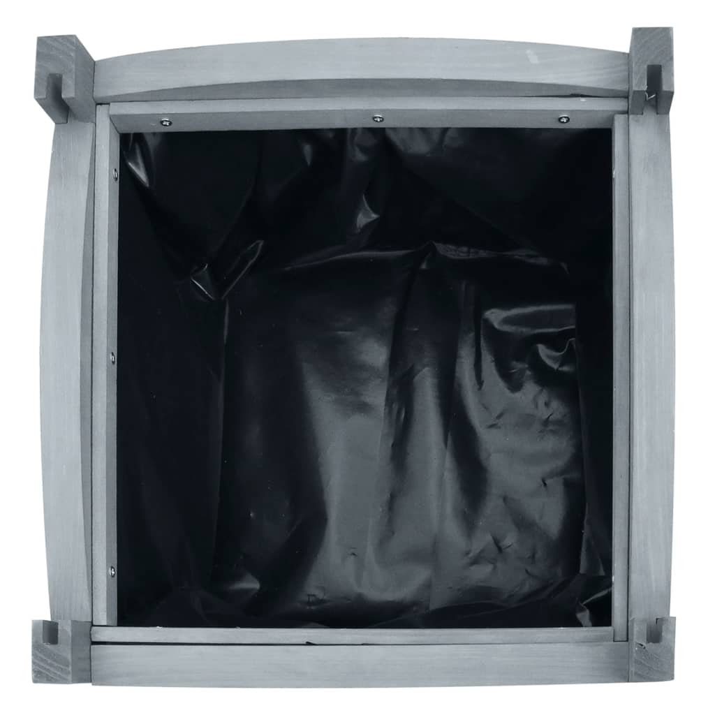 Plantenbakken Verhoogd 2 St 30X30X30 Cm Massief Vurenhout