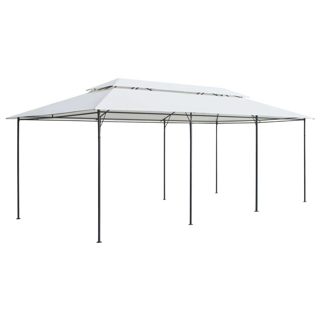 Pavillon 180G/M² 600X298X270 cm Weiß