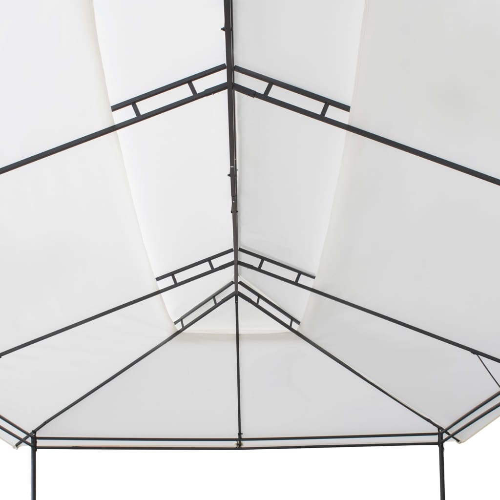 Pavillon 180G/M² 600X298X270 cm Weiß