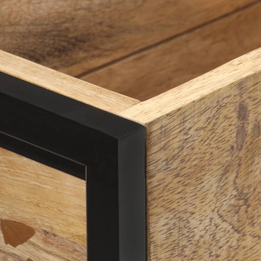 Plantenbak 90X20X68 Cm Ruw Mangohout