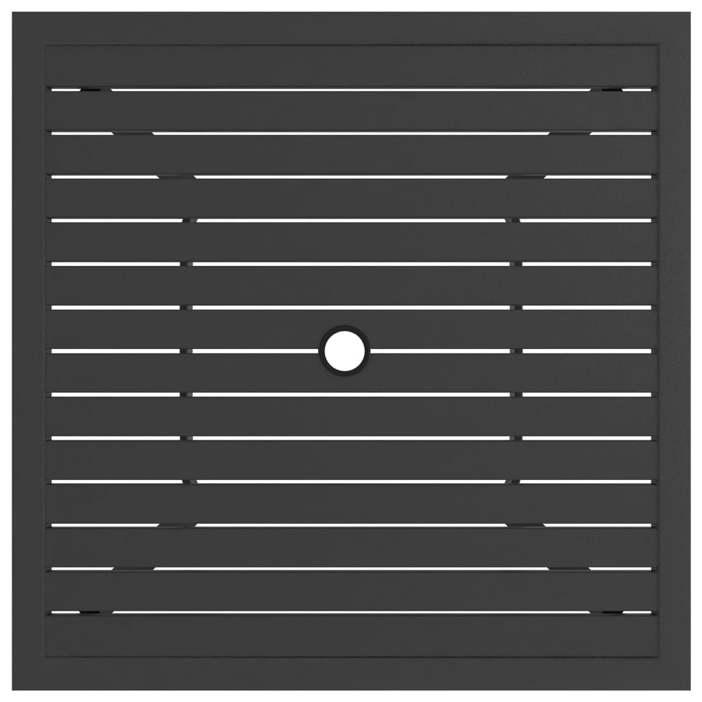 Tuintafel 81,5X81,5X72 Cm Staal Antraciet
